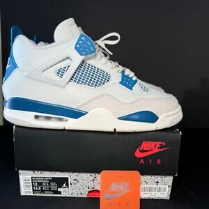 Size 13 - Nike Air Jordan 4 Retro Military Blue 2024 Men's Shoes